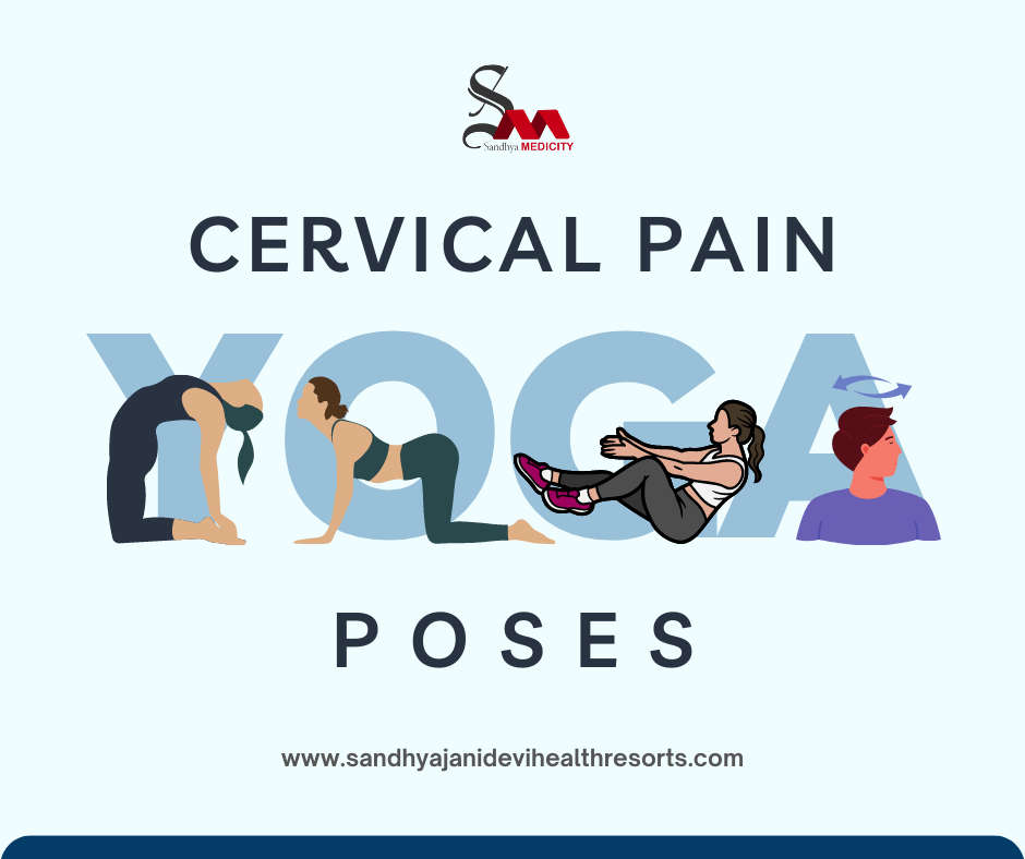 yoga posses for cervical pain relief